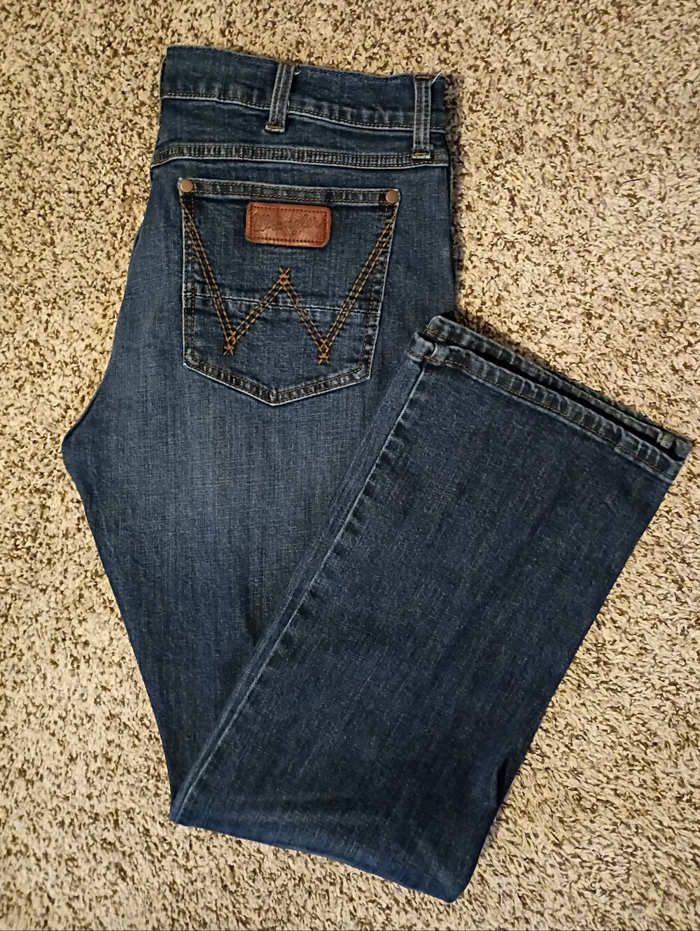 Wrangler RETRO Slim Boot Dark Jeans Men's 35x32